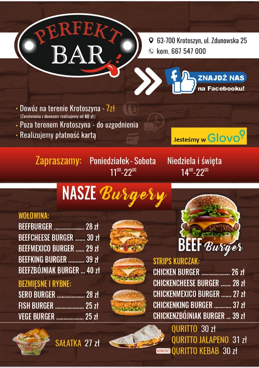 Menu Perfekt Bar Restauracja-2